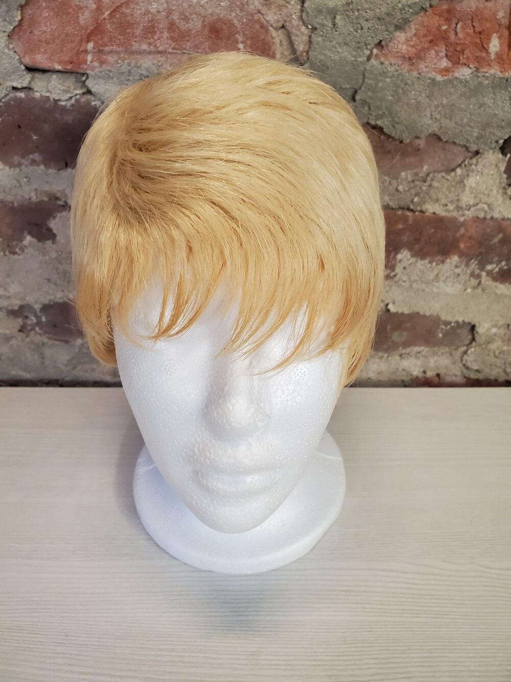 New Born Free Cutie Collection Short Blonde Pixie Layered Wig Hairpiece Bronze